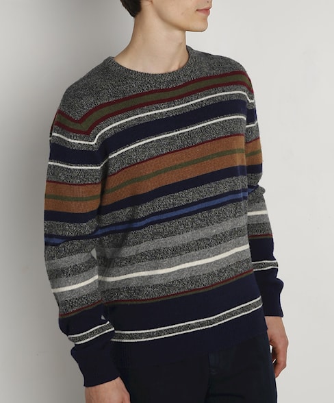BKW162-L212 | Striped knit