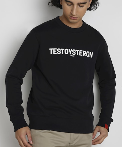 BSW116-L008 | TESTOYSTERON Crewneck Sweatshirt