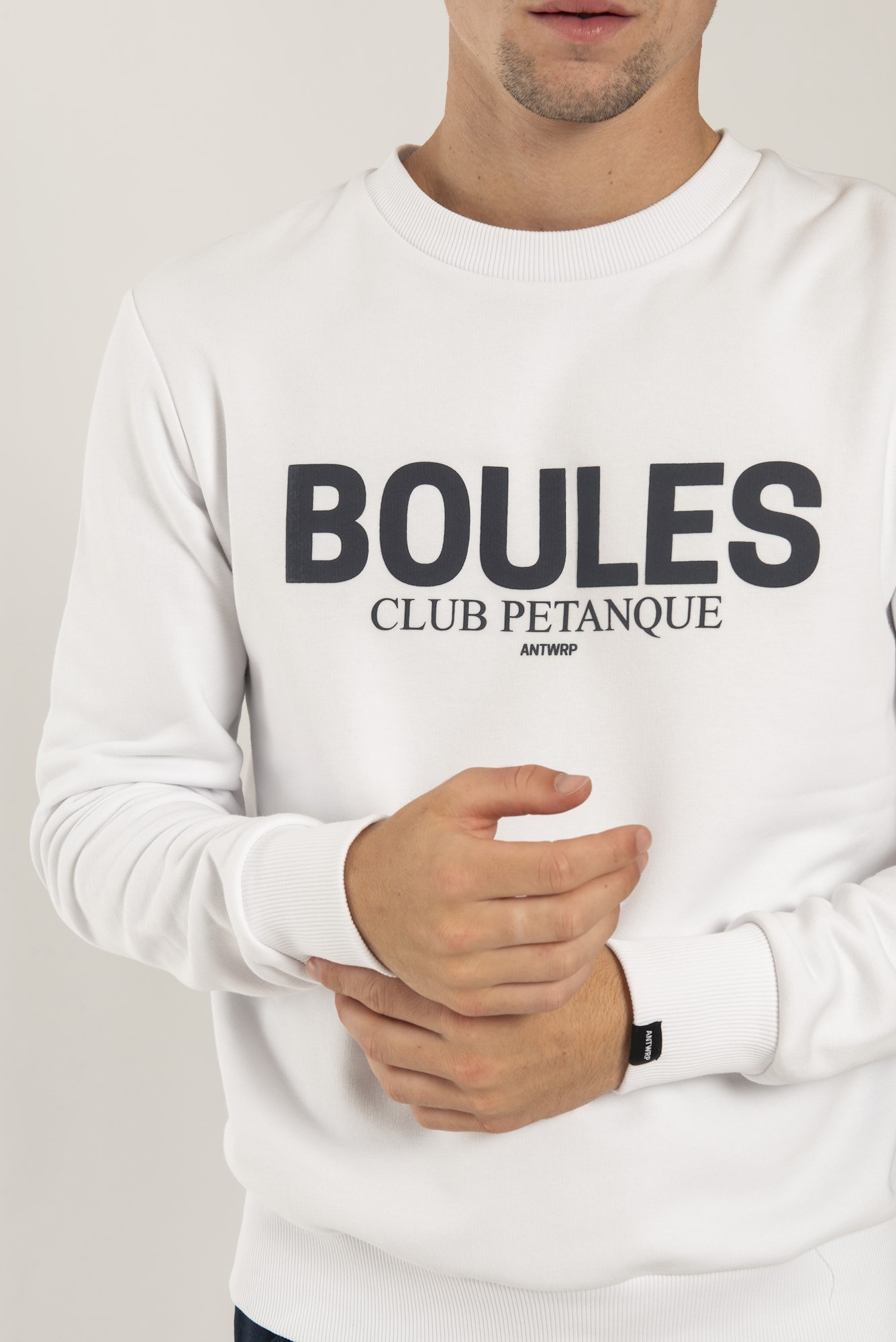 hearts sweater bleu petanque