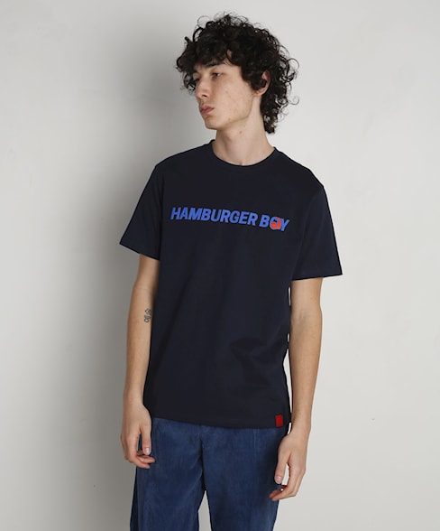 BTS165-L001S | Hamburger boy organic t-shirt