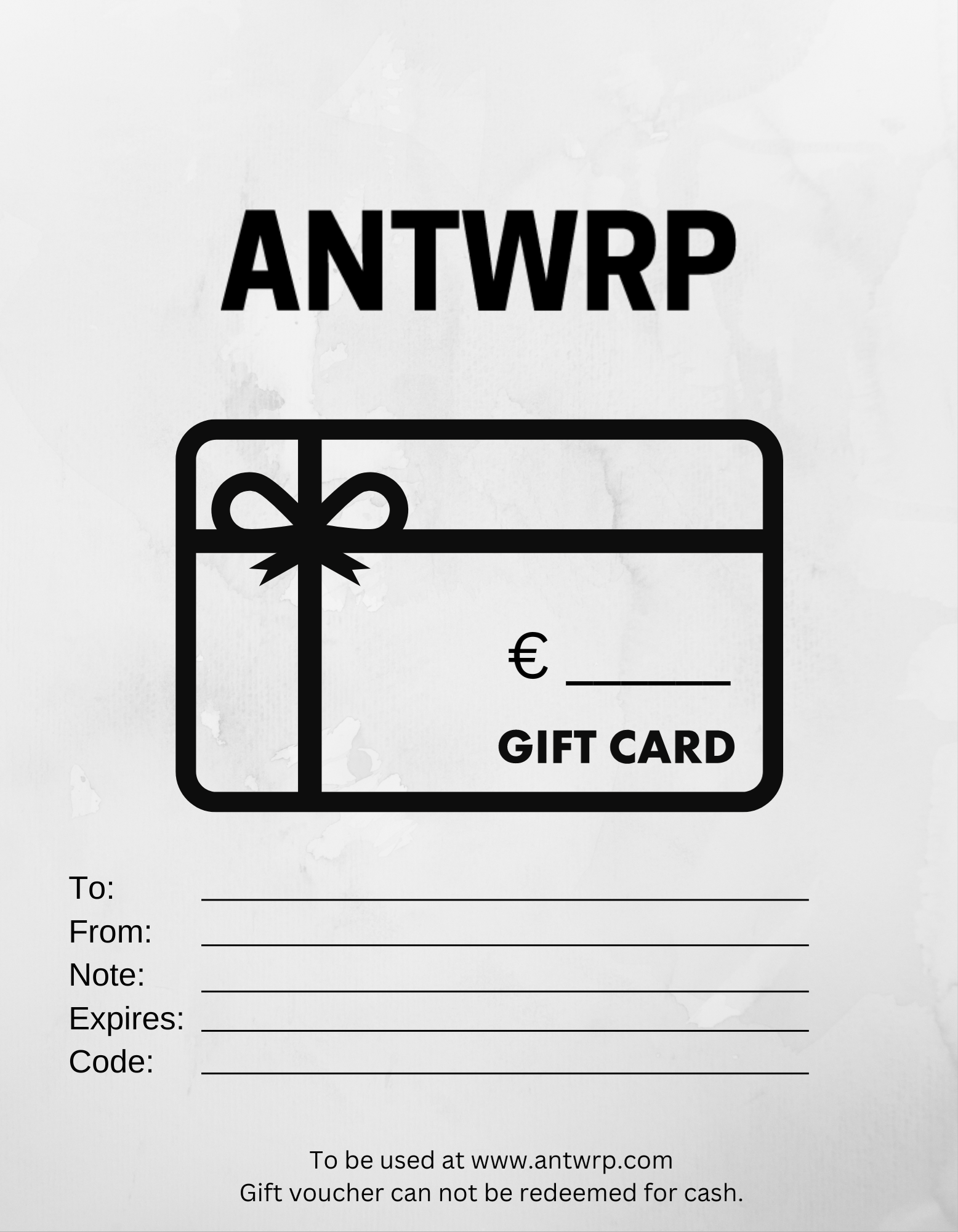 Cadeaubon | Giftcard